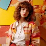 close up beautiful girl portrait